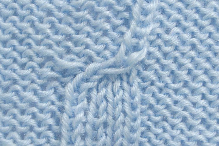 How to Knit 1/3 Right Purl Cross (1/3 RPC)