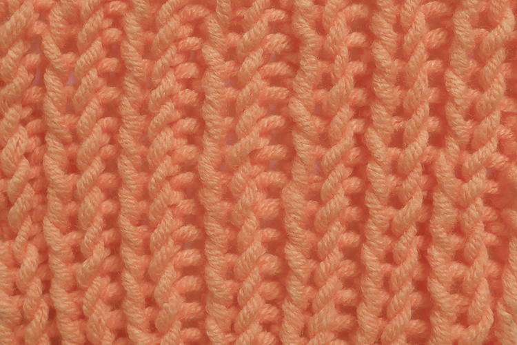 How to knit a rib stitch