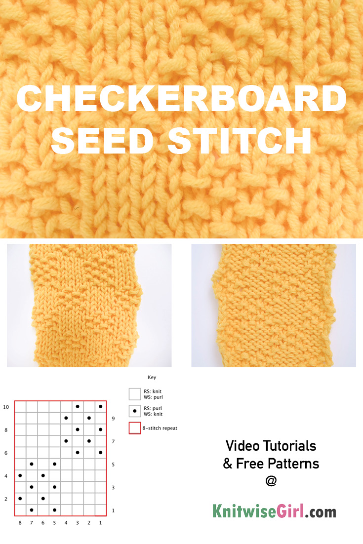 checkerboard seed stitch