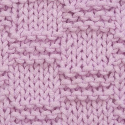 How to Knit Checkerboard Garter Stitch | English and Continental Style