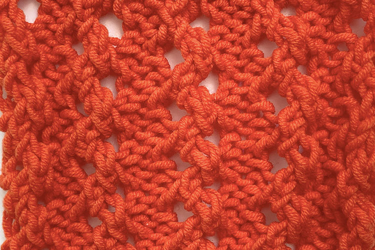 seaweed lace stitch