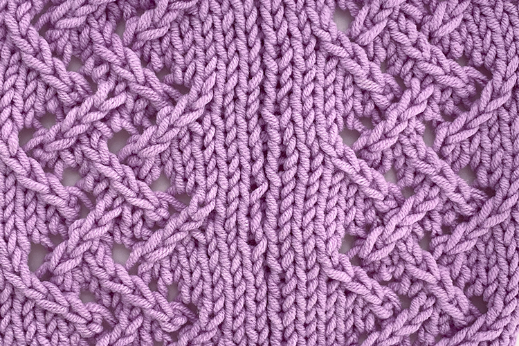 Lattice Lace Stitch | Knitting Stitch Patterns For Ladies – Knitwise Girl