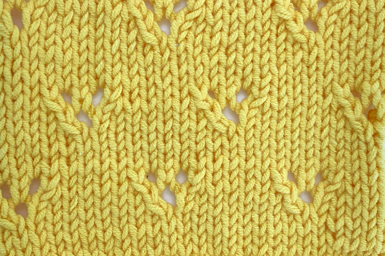 Mini Triangle Lace  Knitting Stitch Patterns – Knitwise Girl