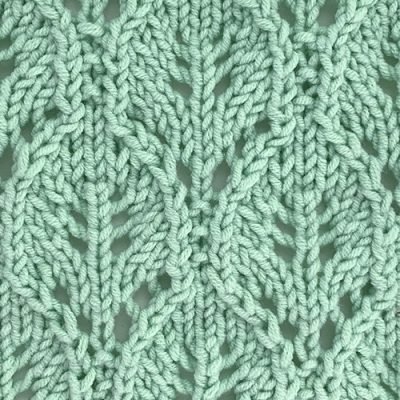 Lace Leaves | Knitting Stitch Patterns