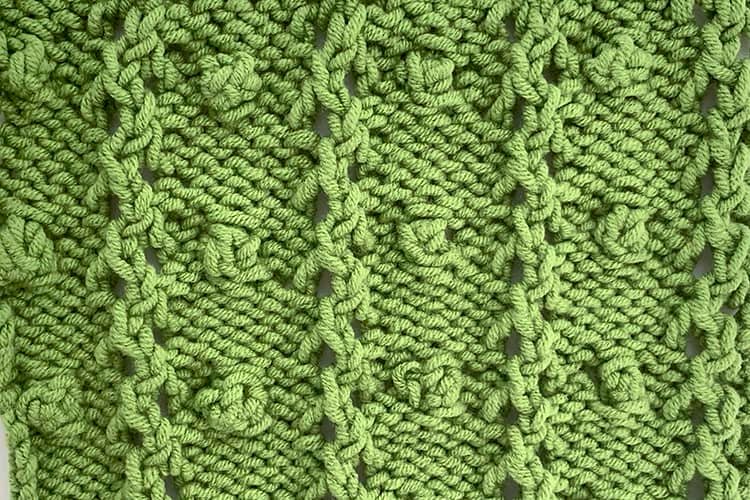 Lace Lines And Bobbles  Bobble Stitch Patterns – Knitwise Girl