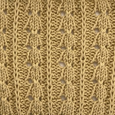 Mini Lace Columns | Knitting Stitch Patterns