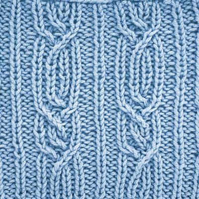 Twisted Cable Columns | Knitting Stitch Patterns