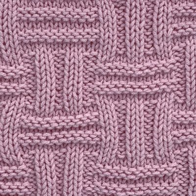 Basketweave Stripes | Knitting Stitch Patterns