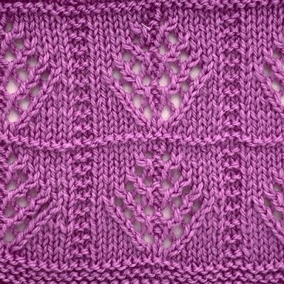 Lace Trees | Knitting Stitch Patterns